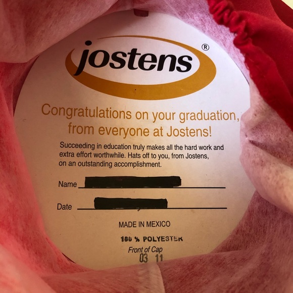 Red Graduation Cap & Gown W/ Red & Gold Tassel Unisex (Size 5'-10" - 6'-0") - Picture 13 of 16